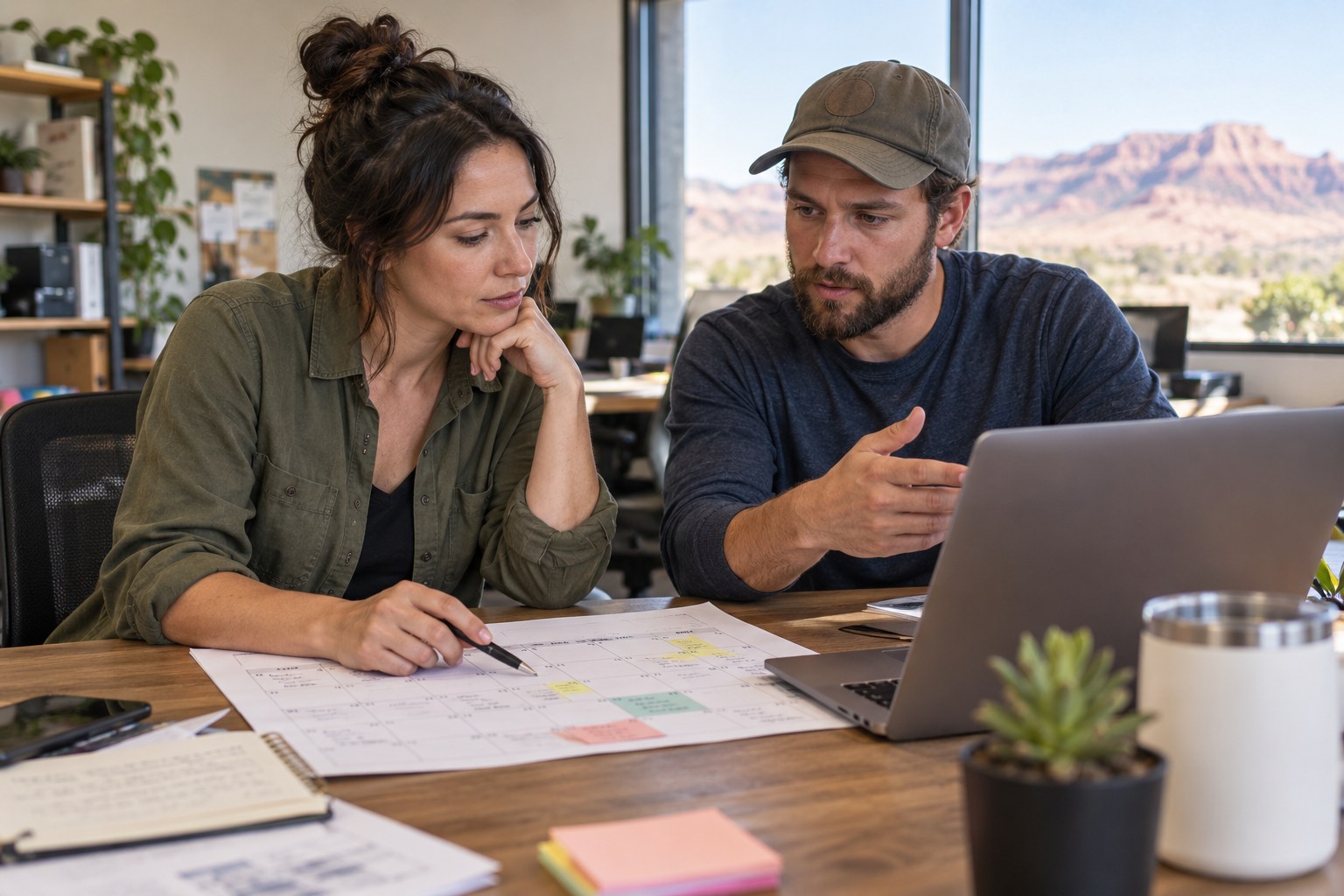 Illustrative founders assigning a purpose and review date to a business resource